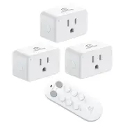 Remote Control Outlet, Wireless Light Switch, No Wiring, 15A/1800W, 100ft RF ...