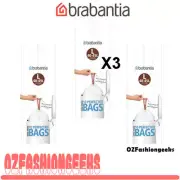 Brabantia PerfectFit Bags Bin Liners 40-45L 10pk X 3 Rolls Code L 06570 PI