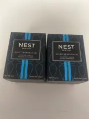 Nest New York Mediterranean Fig Scented Classic Candle 2 oz BOXED Lot of 2
