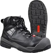 Ejendals 1818-38 Size 38" Jalas 1818 Drylock Neoprene Wide Safety Boots - Black/Grey/Red