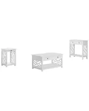Alaterre Coventry 36In Coffee Table With Drawer, End Table With Tray & Entryway/Console/Sofa Table