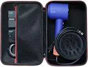 XBERSTAR HD16 Hair Dryer Carrying Case Travel Storage Box Hard Case for HD16 Hair Dryer Accessories