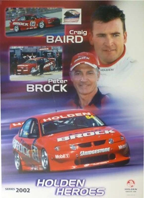 Peter Brock Holden Heroes Poster Craig Baird Holden VX Commodore