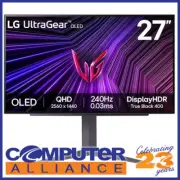 27" LG UltraGear 27GS93QE-B QHD 240Hz OLED Gaming Monitor