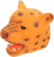Hohopeti Interactive Leopard Hand Puppet for Storytelling Safe Realistic Design for Years Enhances Imagination Communication Skills for Role Play Parent Activities