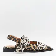 [Ganni] Ganni-Flat Shoes Marrone-Donna 36