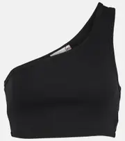[AG Jeans] AG Jeans x EmRata Miranda cotton-blend crop top AU 10 black