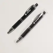 NEW Sapporo Beer Ball Point Pens Black Ink (Pack of Two) Black & Silver Barware