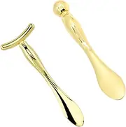 Eye Massage Stick Mini Spoon and Makeup Spatula Multi-function Beauty Tools for Ladies Safe Zinc Alloy Material