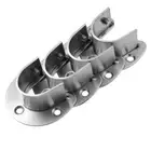 4 Pcs Curtain Rods U Shaped Closet Rod Holder Open Type Wardrobe Rod Holder