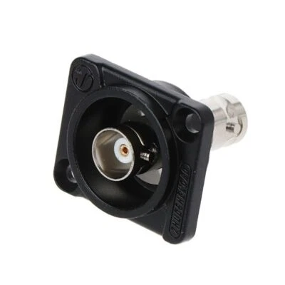 D-Type Double BNC Plug Connector Chassis Panel Mount Adapter o Pa
