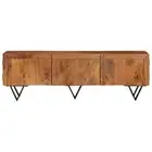 Solid Wood Mango TV Cabinet TV Stand Plasma HiFi Cabinet Sideboard vidaXL