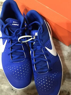 Nike Mens Baseball Alpha Huarache Varsity Low Metal Size 13. AO7960-401.