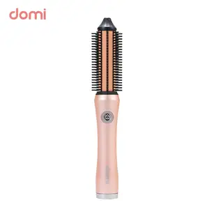 domi 無線直捲造型電熱梳 DMB-2501-P-TW 電捲梳 燙髮梳 電子梳 離子梳 直髮梳