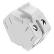 OnQ Keystone Insert Speaker Cover for 12-Gauge Wire White