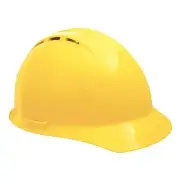 Erb Safety Hard Hat,Type 1, Class C,Pinlock,Yellow 19252 Erb Safety 19252