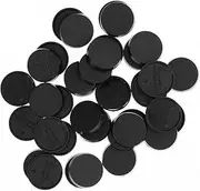 60pcs 25mm Round Plastic Model Bases for Wargames Table Games MB325