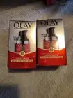 2 Olay Regenerist Micro-Sculpting Cream Face Moisturizer 0.5oz EXP: 6/2025+