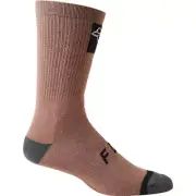 Fox 8" DEFEND Crew Socks Plum Perfect