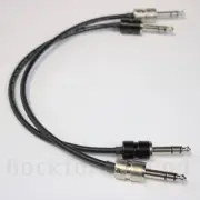 Van Damme XKE Balanced Pro Patch Cable, Straight to Straight TRS Squareplugs