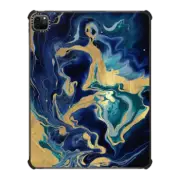 iPad Pro 12.9-inch (5th/6th gen) iPad Impact Case GO CHIC BLUE & GOLD