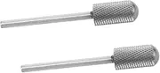 Beavorty 2pcs Cuticle Drill Bit Set Carbide Tungsten Nail Bits for Nail Drill for Cuticle Removal Portable