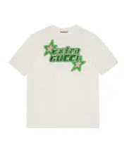 Extra Gucci-print cotton T-shirt XXS,S,XS,M white