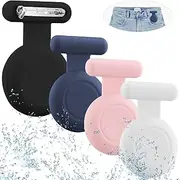 Waterproof Air Tag Holder for Kids (4 Pack), Hidden Air Tag Case with Pin, GPS Tracker Clip Compatible with Apple Airtag, Suitable for Toddlers, Children, Elderly, Clothing, Backpack, Luggage.