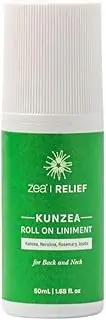 Zea Relief Kunzea Roll-On Liniment – 100% Natural Pain Relief for Arthritis, Muscle Aches & Sports Injuries – Soothing Botanical Blend with Kunzea Oil, Nerolina & Lemon Myrtle for Joint Support
