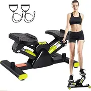 Exercise Stepper with Handles, Stepper with Display, Twist Step Machine Exercise Arm Line Twisting Step Machine Aerobic