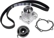 Getanye Water Pump Timing Belt w/Tensioner Pulley MD997689 Replacement for Mitsubishi Minicab 3G83 U42T U62T Engine 19YU25 MD134281