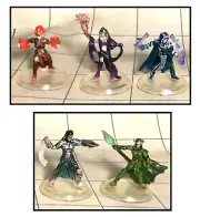MTG Painted Planeswalker 5 Miniature Set Gideon Jace Liliana Nissa Chandra NEW