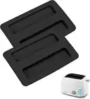 Toaster Cover 2 Slice, 2 Pack Toaster Covers, 6.22X4.09In Silicone Toaster Lid B