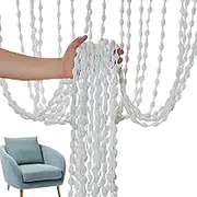 Door Drape Beads - Door Window Drape - Decorative Background Tassel Rope for Dining Bathroom Bedroom Balcony Hotel Kitchen Wardrobe Apartment Nursery Patio Wedding