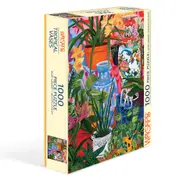 1000pc WerkShoppe 49x67.6cm Tropical Vases Jigsaw Puzzle w/ Inserts 13y+