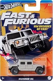 Hot Wheels Fast and Furious Car Hummer H1 - HW Decades of Fast - Model Die Cast Scale 1:64 - Length 7 cm - HRW45