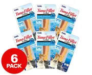 6 x Inaba Wet Cat Food Grilled Tuna Fillet In Scallop Broth 15g