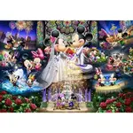 日本進口拼圖 迪士尼 DS1000-769(1000片透明拼圖- 米奇與米妮夢幻婚禮)