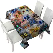 Big Cats' Eyes Tablecloth