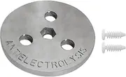 Pool Skimmer Zinc Anode Plate – Anti Electrolysis Sacrificial Anode Weight for Saltwater Pool Skimmer Basket | Skimmer Zinc Anode | Protection for Pools with Salt System, Includes Ties
