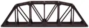 Atlas HO Scale Kit Code 83 Track 18" Through Truss Model Train Bridge, Black