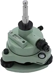 Swiss-Style Green Tribrach & Adapter with Optical Plummet FITS Prism Setup (Erect Image)