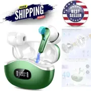 Deepgreen Wireless Earbuds with ENC Noise Cancelling Mic - 40H Playtime