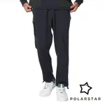 【POLARSTAR】男 吸排休閒針織貼袋保暖褲『深藍』P22951