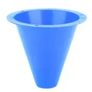 (Blue)10pcs Soccer Training Cone Football Barriers Plastic Marker Holder MN