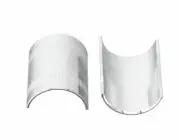 NEW! ABSOLUTE GENUINE ALLOY HANDLEBAR SHIM 25.4MM TO 28.6MM IN SILVER.