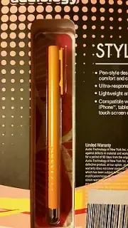 Audiology Stylus for iPad, iPhone, Tablets - Burnt Yellow (NIB)