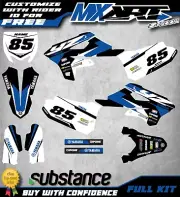 YAMAHA YZ 85 2022 2023 custom graphics STRENGTH STYLE decals, sticker kit
