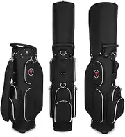 Golf Bag, Ergonomic Golf Club Bags, Waterproof Golf Bags for Men Women, 5-Way Top Dividers