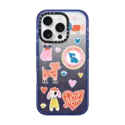 iPhone 16 Pro Impact Case MagSafe Compatible Dog Mom Stickers